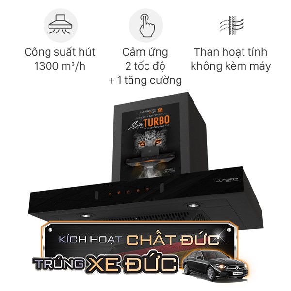 Máy hút mùi áp tường Junger Leopard HRJ-702L