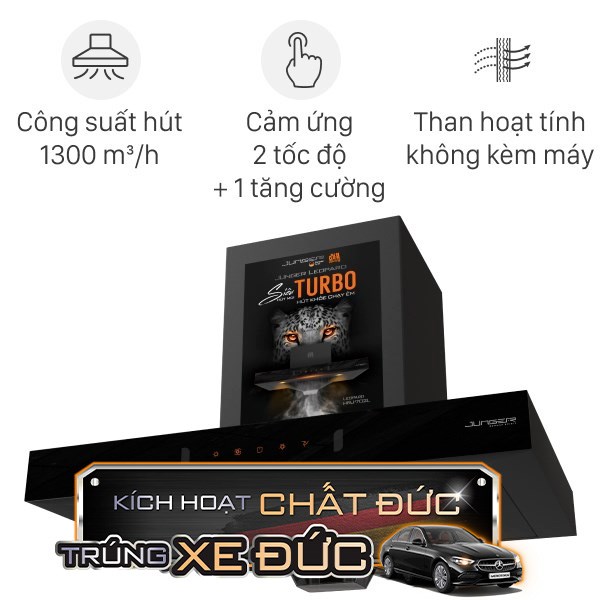 Máy hút mùi áp tường Junger Leopard HRJ-702L