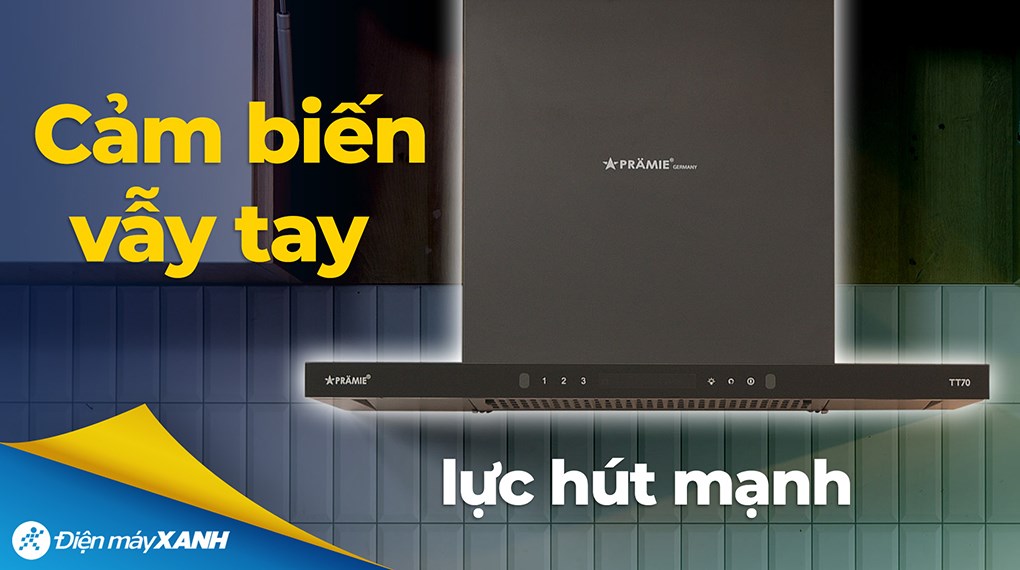 Máy hút mùi áp tường Pramie TT70