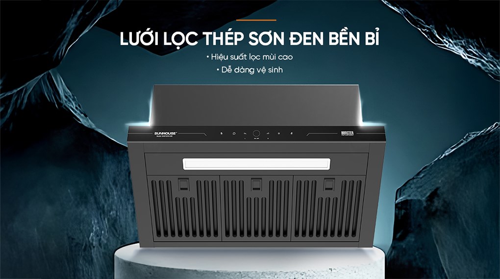 Máy hút mùi âm tủ Sunhouse SHB72095-MD