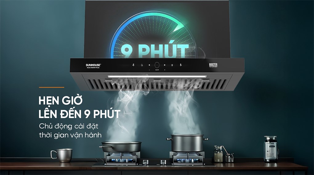 Máy hút mùi âm tủ Sunhouse SHB72095-MD