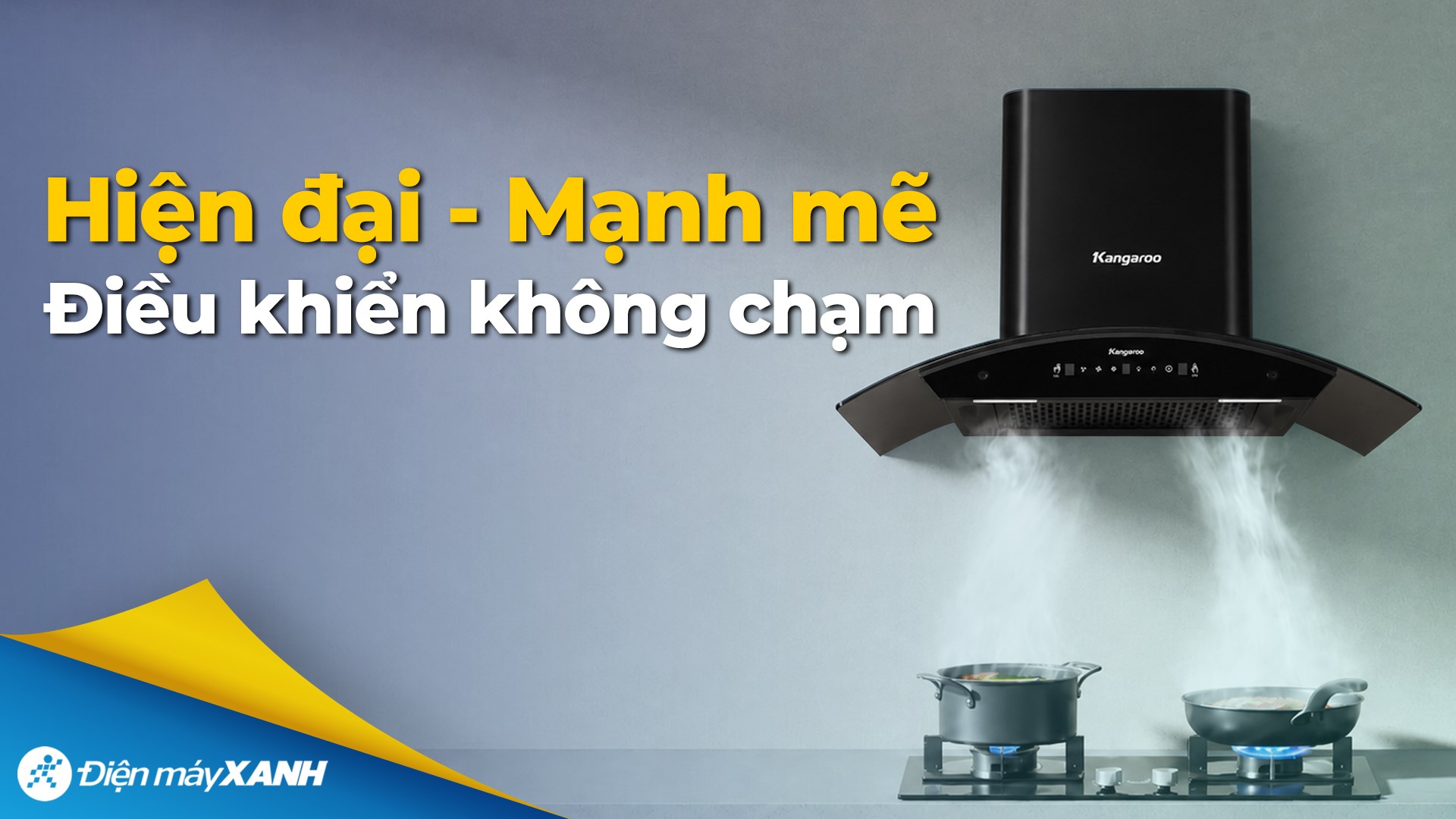 Máy hút mùi kính cong Kangaroo KGCH70H7C
