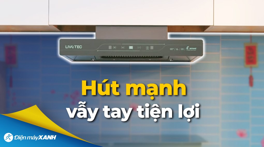 Máy hút mùi áp tường Livotec LRH-550G