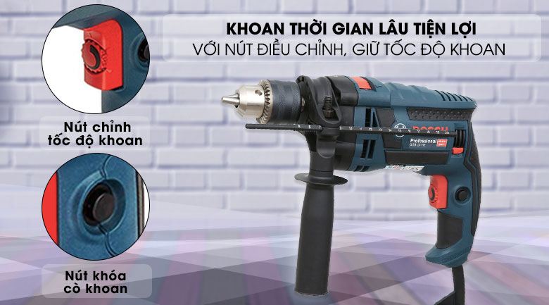 Máy khoan động lực điện Bosch GSB 16 RE 750W