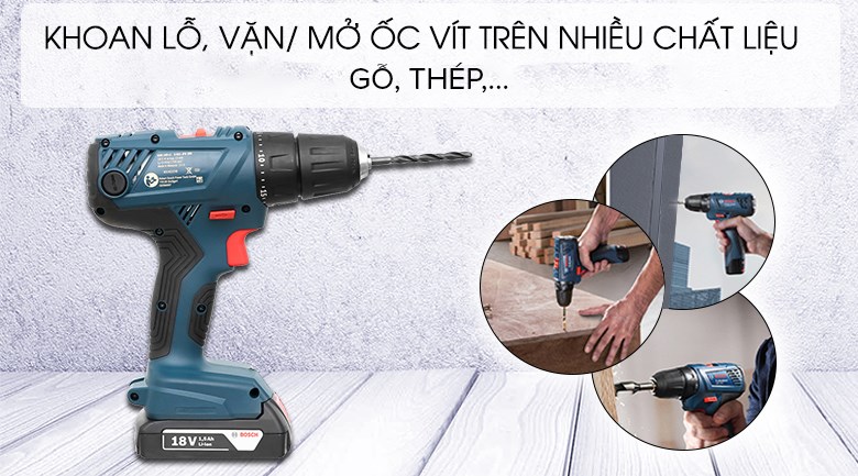 Máy khoan vặn vít pin Bosch GSR 180-LI 18V