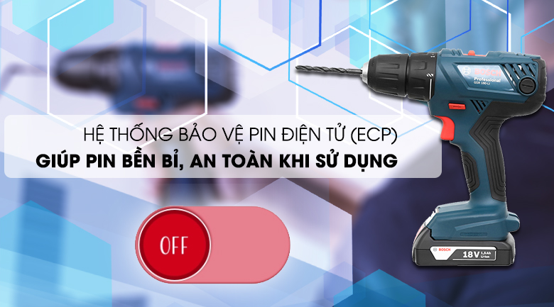 Máy khoan vặn vít pin Bosch GSR 180-LI 18V