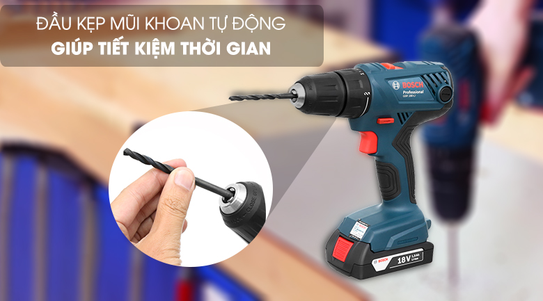 Máy khoan vặn vít pin Bosch GSR 180-LI 18V
