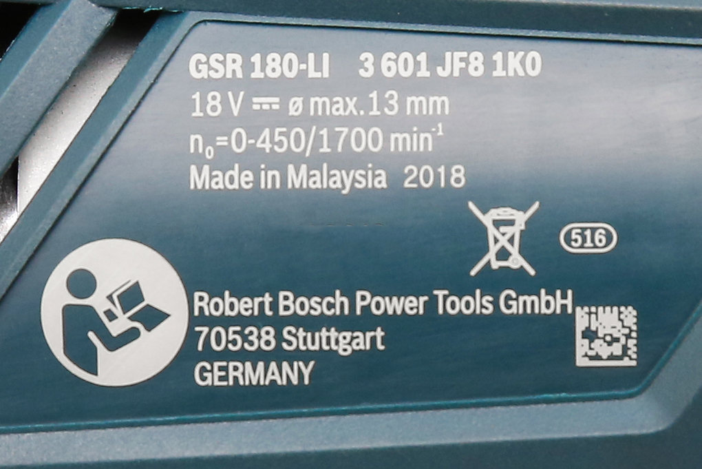 Siêu thị máy khoan vặn vít pin Bosch GSR 180-LI