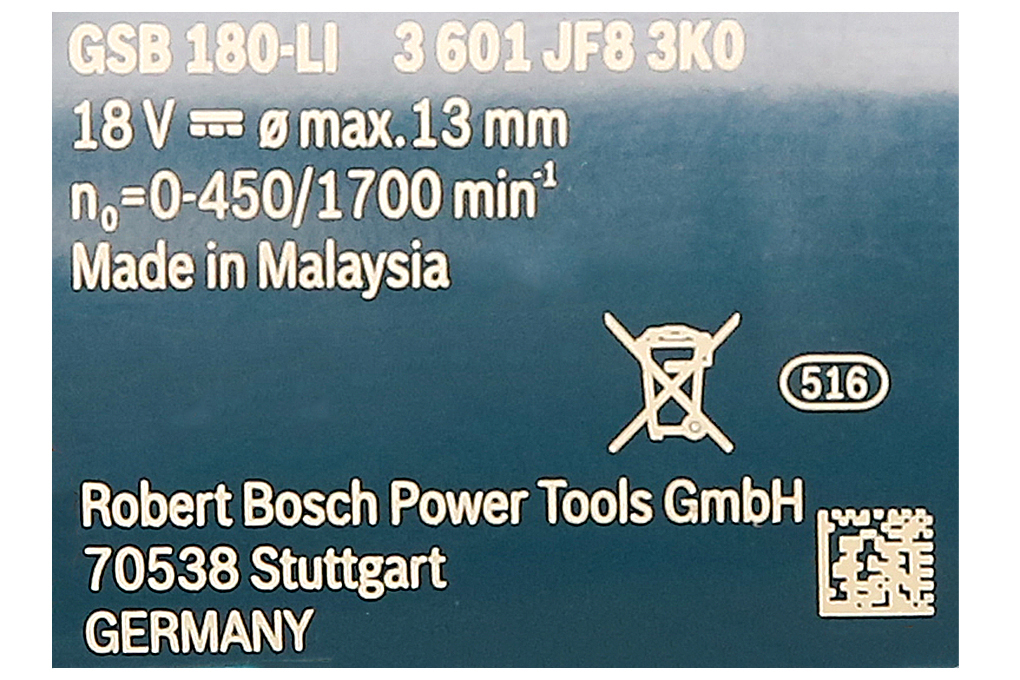 Siêu thị máy khoan động lực dùng pin Bosch GSB 180-LI + phụ kiện