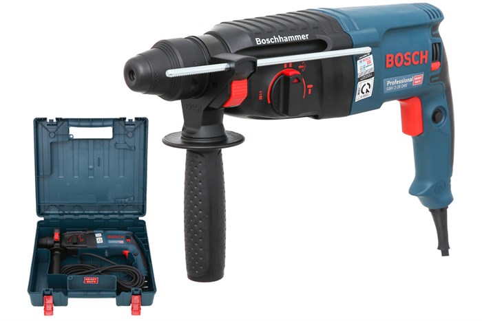 Máy khoan búa điện Bosch GBH 2-26 DRE 800W Màu Xanh Dương