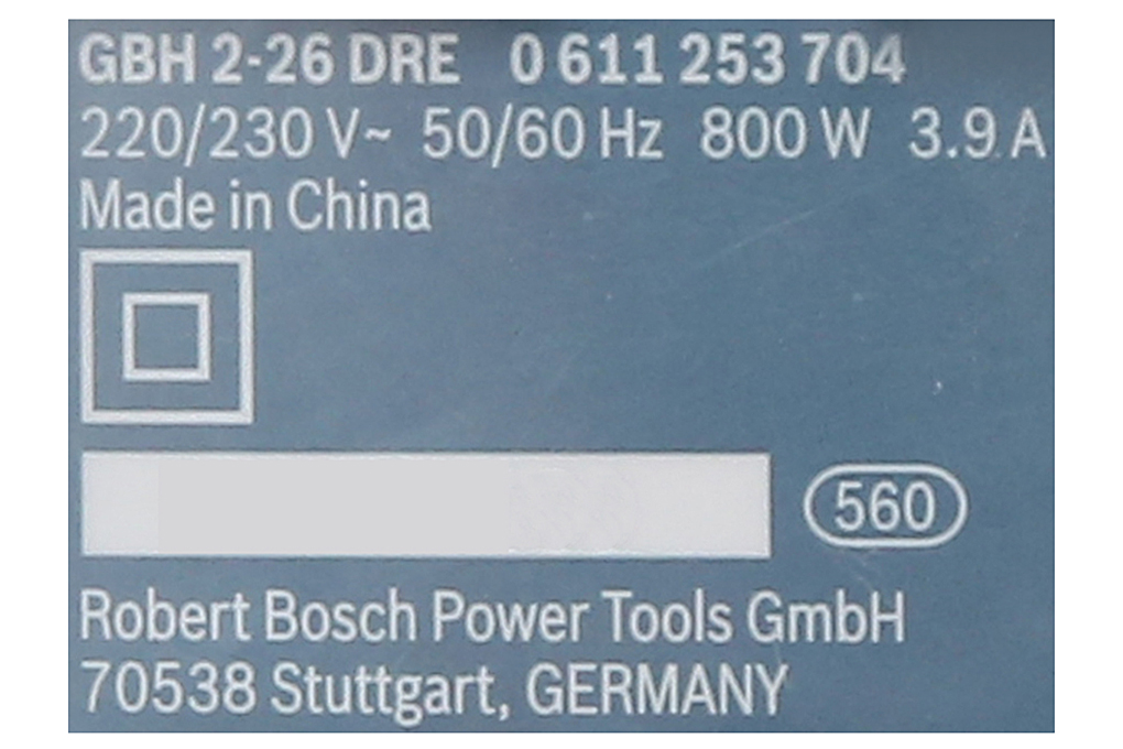 Siêu thị máy khoan búa điện Bosch GBH 2-26 DRE 800W