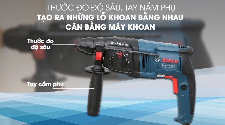 Máy khoan búa điện Bosch GBH 2-20 DRE 600W