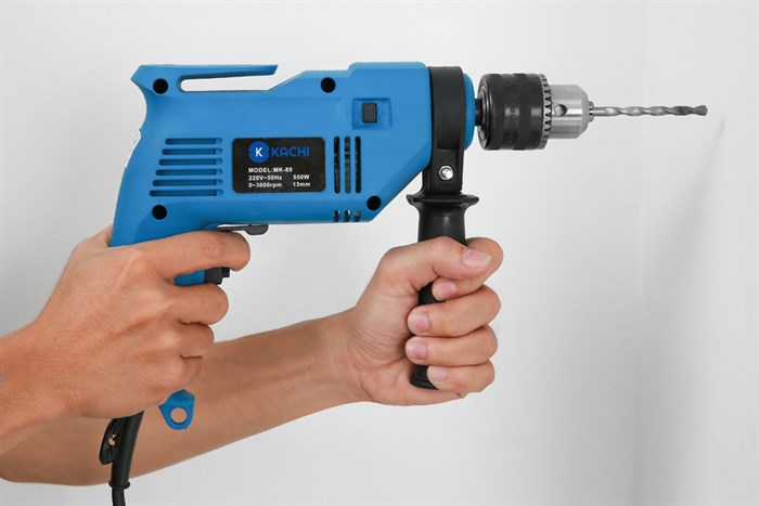 Máy khoan điện Kachi MK-89 550W Màu Xanh Dương