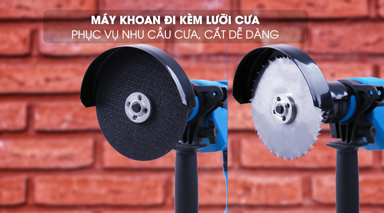 Có thể thay đổi thành máy cưa - Bộ máy khoan đa năng Kachi K-19 550W 45 món