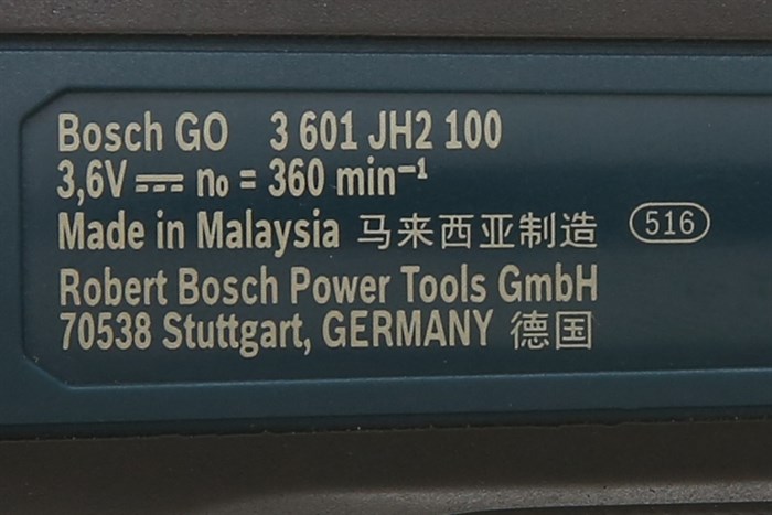 Máy vặn vít pin Bosch GO Gen 2 3.6V Màu Xanh Dương