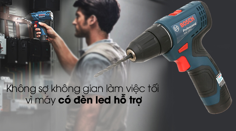 Máy khoan vặn vít pin Bosch GSR 120-LI 12V