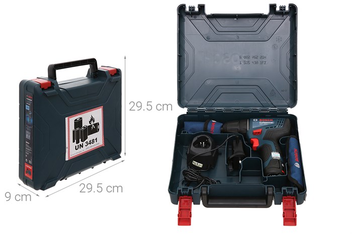 Máy khoan vặn vít pin Bosch GSR 120-LI 12V Màu Xanh Dương