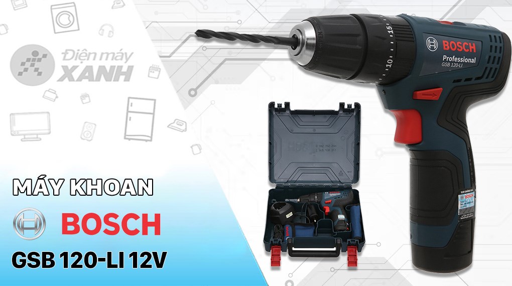 Máy khoan động lực pin Bosch GSB 120-LI 12V