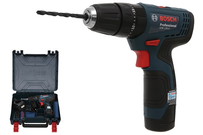Máy khoan động lực pin Bosch GSB 120-LI 12V Màu Xanh Dương