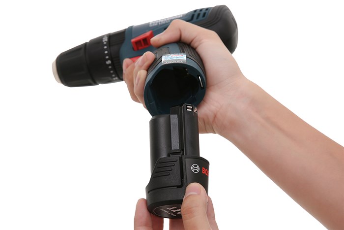 Máy khoan động lực pin Bosch GSB 120-LI 12V Màu Xanh Dương