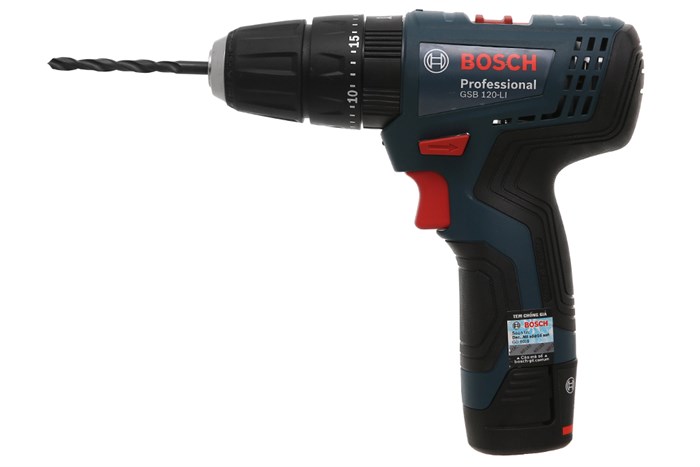 Máy khoan động lực pin Bosch GSB 120-LI 12V Màu Xanh Dương