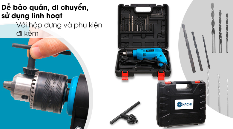 Máy khoan điện Kachi MK-212 550W