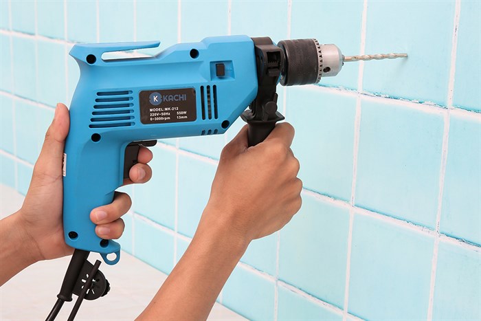 Máy khoan điện Kachi MK-212 550W Màu Xanh Dương