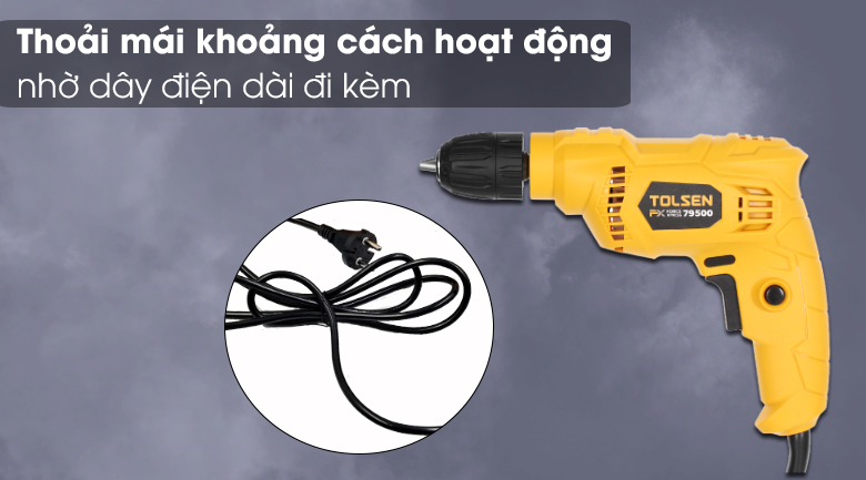 Máy khoan điện Tolsen 79500 400W