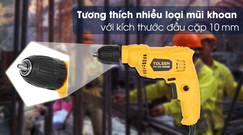 Máy khoan điện Tolsen 79500 400W