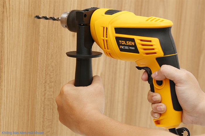Máy khoan búa điện Tolsen 79501 500W Màu Đen - Vàng