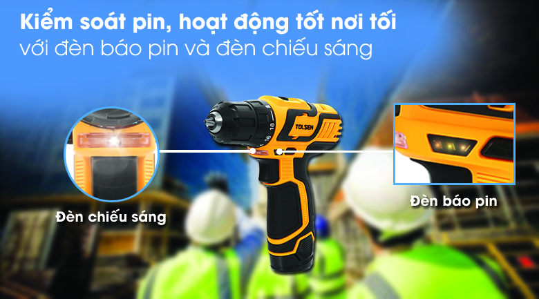 Máy khoan pin Tolsen 79023 12V