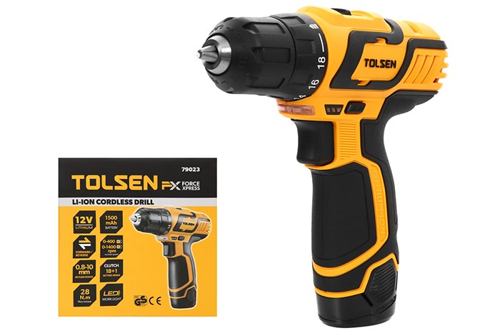 Máy khoan pin Tolsen 79023 12V