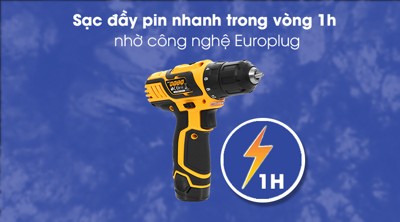 Máy Khoan Pin Tolsen 79023 12V - Sạc nhanh