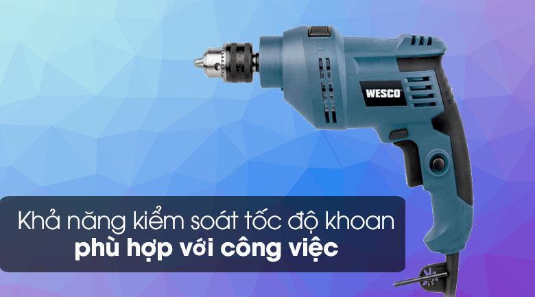 Khả năng kiểm soát tốc độ khoan, giúp điều khiển tốc độ khoan phù hợp với công việc Khả năng kiểm soát tốc độ khoan, giúp điều khiển tốc độ khoan phù hợp với công việc