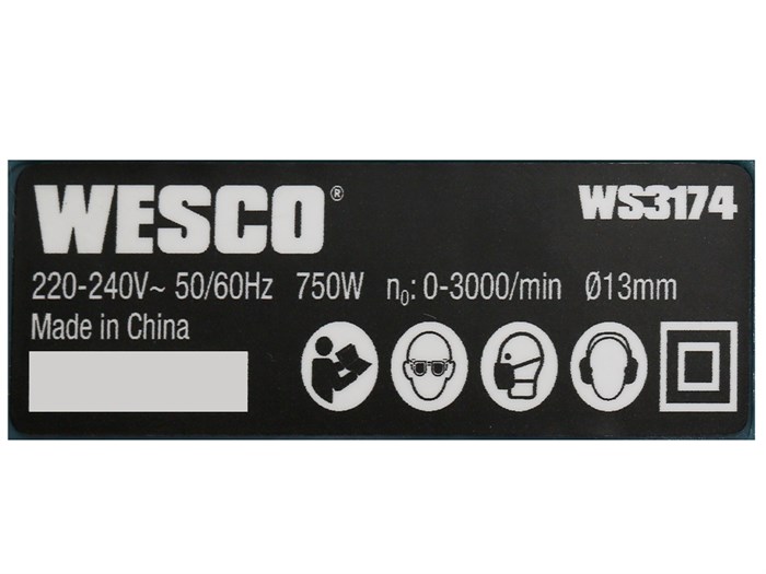 Máy khoan động lực điện Wesco WS3174 750W Màu Xanh Dương