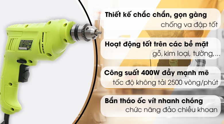 Máy khoan điện Pigeon G6-10A 400W