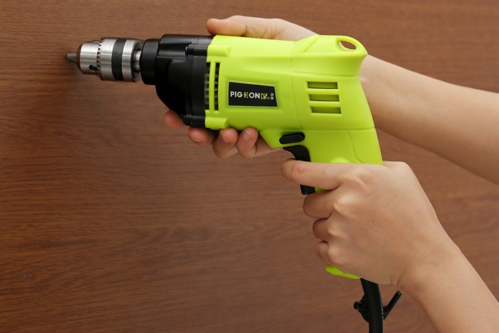 Máy khoan điện Pigeon G6-10H 400W Màu Xanh lá