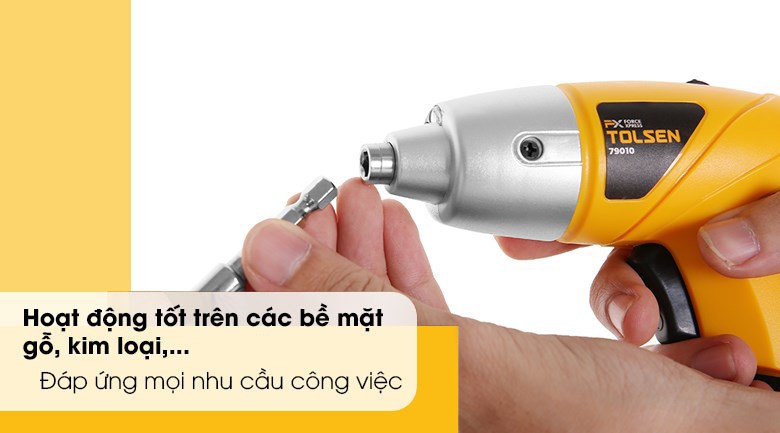 Máy khoan vặn vít pin Tolsen 79010 3.6V