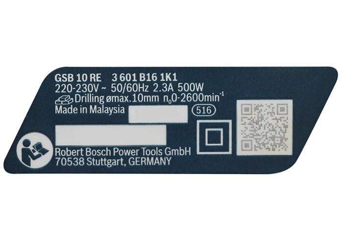 Máy khoan động lực điện Bosch GSB 10 RE 500W Màu Xanh Dương