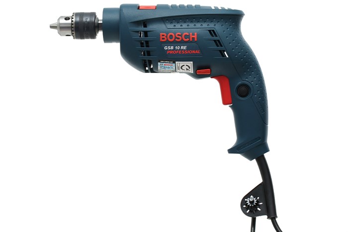 Máy khoan động lực điện Bosch GSB 10 RE 500W Màu Xanh Dương