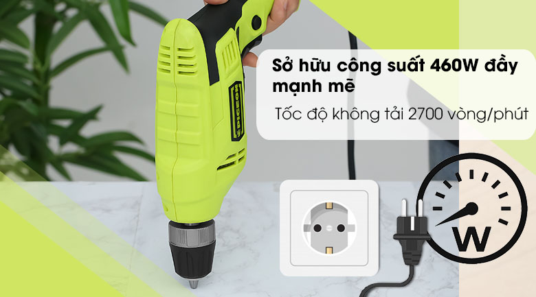 Máy Khoan Điện Pigeon G601 460W - công suất