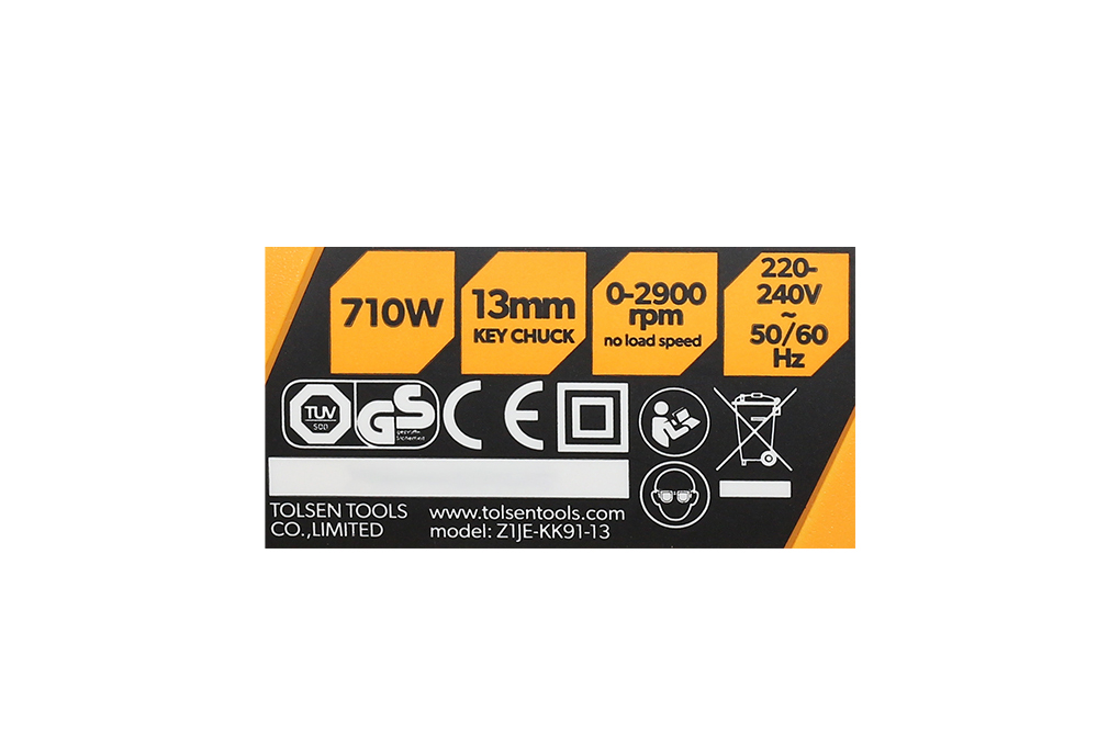 Máy khoan động lực điện Tolsen 79502 710W Màu Đen - Vàng