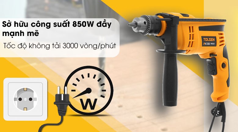 Máy khoan động lực điện Tolsen 79503 850W - 4