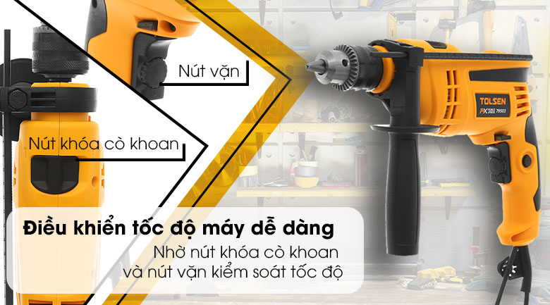 Máy khoan động lực điện Tolsen 79503 850W - 7