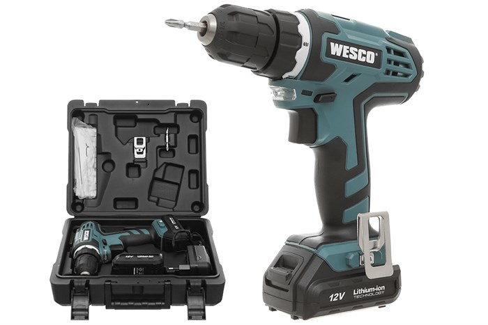 Máy khoan pin Wesco WS2533K2 12V