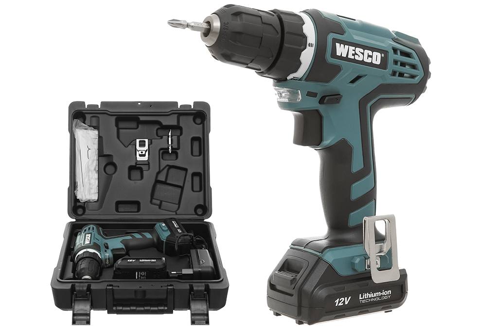 Máy khoan pin Wesco WS2533K2 12V