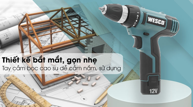 Máy khoan pin Wesco WS2532 12V