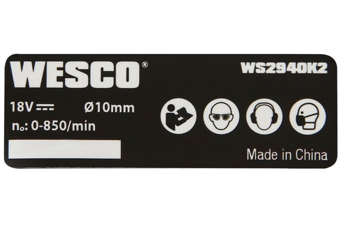Máy khoan búa pin Wesco WS2940K2 18V Màu Xanh Dương