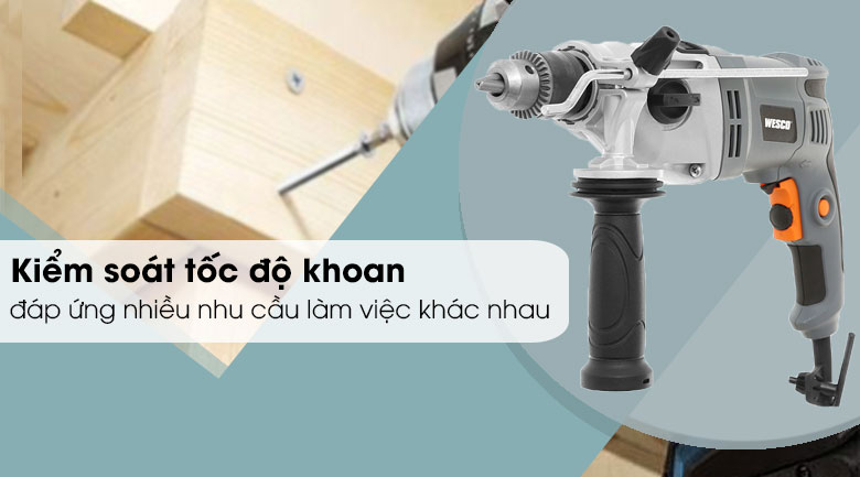 Máy Khoan Động Lực Điện Wesco WS3177 950W - Kiểm soát tốc độ khoan