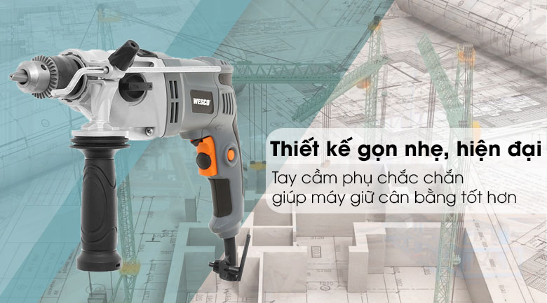 Máy Khoan Động Lực Điện Wesco WS3177 950W - Thiết kế